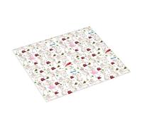 Simpatico tappetino scolapiatti a forma di capra, con motivo floreale, assorbente, per cucina, 40,6 x 45,7 cm, tappetino scolapiatti natalizio con anello per appendere
