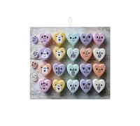Simpatico tappetino scolapiatti a forma di cuore per bancone della cucina, tappetino assorbente per scolapiatti colorato in stile cartone animato, divertente tappetino in microfibra per asciugare il