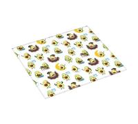 Simpatico tappetino scolapiatti a forma di luna di avocado, 40,6 x 45,7 cm, assorbente per cucina, tappetino scolapiatti natalizio con anello per appendere