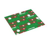 Simpatico tappetino scolapiatti con Babbo Natale e Ho Ho Ho, 40,6 x 45,7 cm, assorbente per cucina, tappetino scolapiatti natalizio con anello per appendere