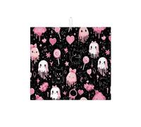 Simpatico tappetino scolapiatti per bancone della cucina, design a goccia, assorbente, divertente tappetino scolapiatti in microfibra, decorazione per feste di Halloween, 40,6 x 45,7 cm