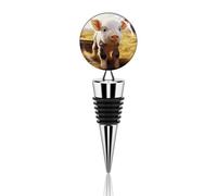 Simpatico tappo per bottiglia di vino a forma di animale della fattoria, tappi riutilizzabili per bottiglie sottovuoto, tappo decorativo ideale per risparmiare vino, accessorio regalo per bar, feste