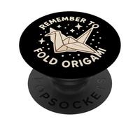 Simpatico tema "Remember to Fold Origami" PopSockets PopGrip Adesivo