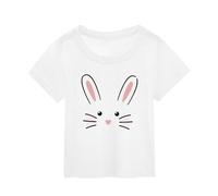 Simpatico top a maniche corte per bambini ragazze estate alla moda t-shirt allentata 2025 maglietta a cartoni animati vestibilità ampia casual grafica turistica t-shirt magliette per ragazze bambini