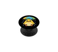 Simpatico uccello sotto l'ombrello, regalo grafico per uomini, donne PopSockets PopGrip Adesivo