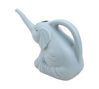 Simpatico vaso in plastica a forma di elefante, idea perfetta per giovani giardinieri (azzurro)