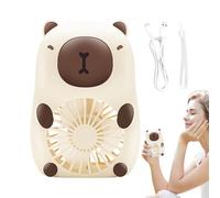 Simpatico ventilatore a mano per gli animali, ventilatore portatile, da scrivania, a 3 velocità, refrigeratore per alimenti, materiale di raffreddamento ad aria, dispositivo