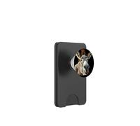 Simpatico volto di asino per gli amanti degli animali e degli asini PopSockets PopWallet per MagSafe