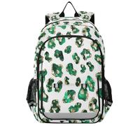 simpatico zaino per bambini 8-12: borse leggere per la scuola media in colori assortiti - Green Golden Cleetah