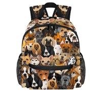 Simpatico zaino per bambini, a nido d'ape con api, moderna borsa per bambini per scuola materna, scuola, ragazze e bambini piccoli, Multicolore 14., 25.4x10x30 CM/10x4x12 in