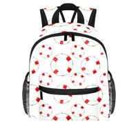 Simpatico zaino per bambini - borsa moderna per bambini con uccelli faro, per scuola materna, scuola, ragazze e bambini piccoli, Multicolore 3, 25.4x10x30 CM/10x4x12 in