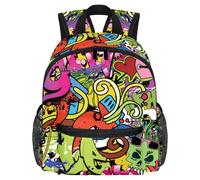 Simpatico zaino per bambini - borsa moderna per bambini in età prescolare, scuola, ragazze e bambini piccoli, Multicolore 1., 25.4x10x30 CM/10x4x12 in