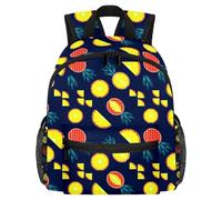 Simpatico zaino per bambini, con stampa floreale ad acquerello, pappagallo, tucano, uccellini, borsa moderna per bambini per scuola materna, scuola, ragazze e bambini piccoli, Multicolore 11