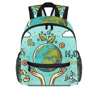 Simpatico zaino per bambini, con tavola periodica chimica degli elementi, borsa moderna per bambini in età prescolare, scuola, ragazze e bambini piccoli, Multicolore 16, 25.4x10x30 CM/10x4x12 in