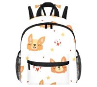 Simpatico zaino per bambini, design blu scuro, borsa moderna per bambini, per scuola materna, scuola, ragazze e bambini piccoli, Multicolore 4., 25.4x10x30 CM/10x4x12 in