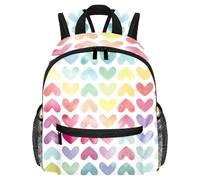 Simpatico zaino per bambini - simpatico gatto cartone animato piccolo pirata moderna borsa per bambini per scuola materna, scuola, ragazze e bambini piccoli, Multicolore 2., 25.4x10x30 CM/10x4x12 in