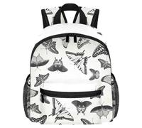 Simpatico zaino per bambini, stile etnico, vintage, indiano, con stampa di cavalli con l'arco, borsa moderna per bambini in età prescolare, scuola, ragazze e bambini piccoli, Multicolore 4