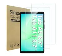 Simpeak 2 Pack Pellicola Protettiva Compatibile con Samsung Galaxy Tab A9 2023 8.7'', Vetro Temperato Protezioni Schermo HD Compatibile con Galaxy Tab A9 2023 [Anti-graffio]