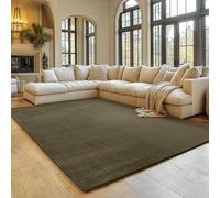 SIMPEX Tappeto Verde 140x200 cm Tappeto a Pelo Corto Lavabile, Antiscivolo e Morbido, Design Monocromatico Moderno per Soggiorno, Camera da Letto, Cucina e Cameretta