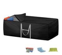 SIMPHAUS Borsa Cuscini da Esterno,Borsa per Albero di Natale Grande Borsa Portaoggetti per Mobili da Esterno con Maniglie,Tessuto Oxford 420D Impermeabile Borse Trasloco XXL 200x80x60cm