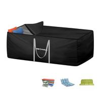 SIMPHAUS Borsa da Giardino Grande Borsa per Cuscini da Giardino Borsa Portaoggetti con Cerniera,Tessuto Oxford 420D Impermeabile,Anti UV Custodia per Albero di Natale,Borse Trasloco Grandi 180x80x60cm