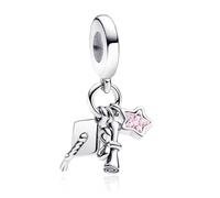 Simphman Estate Oceano Sterling 925 Charms Dangles Granchio tartaruga polpo mare per braccialetti e collane Cadeaux per donne donne donne famiglia e amici, one size, Metallo, Zirconia cubica