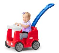 Simplay3 Roll and Stroll Quiet Ride-On - Macchina giocattolo per bambini da 1,5 a 4 anni, con cintura di sicurezza, colore: rosso