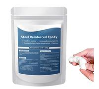 Simple 1:1 Mixing Design: Waterproof Epoxy Putty comes with epoxy resin two-component formula prepared for mixing in a 1:1 ratio, triggers a high-strength reaction after proper blending, hardens as st