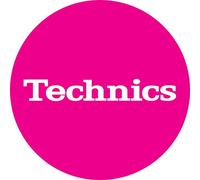 Technics Coppia feltri per giradischi SIMPLE 5 fondo fuxia con logo