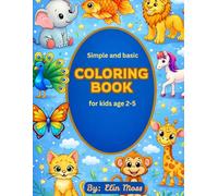 simple and basic coloring books for kids ages 2-5