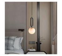 Simple and Luxurious Bedroom, Bedside Small Chandelier Living Room Sofa Background Wall All Copper Natural Marble Decoration