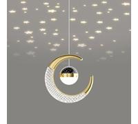 Simple and Modern Style Hanging Lamp, LED Base Pendant Light, Personality Metal Chandeliers Lampshade, Kitchen and Bedroom Corridor Decoration Lamps Acrylic,lampada un aspetto elegante