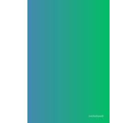Simple Aqua Harmony Notebook: 109 College Ruled Pages for Calm Writing - 6x9 Ocean-Inspired Journal to Organize Thoughts & Reduce Stress