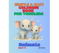 Simple & Big Animal Coloring Book for Toddlers