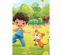 Simple & Big coloring book with 79 easy and fun coloring pages for kids,Boys & Girls, with cute animals ,Official Colorful World