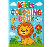 Simple & Bold Coloring Pages for Kids: One-Sided for Mess-Free Coloring: Bold, Pages for Stress-Free and Enjoyable Coloring Time