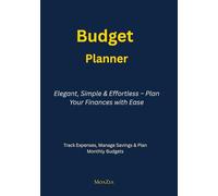 Simple Budget Planner for Beginners, Money Saving Journal, Bill Organizer, Expense Tracker, Monthly, Weekly & Daily Budget Tracker, Easy Finance ... Planner, Money Management Journal, Budgeting