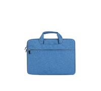 Simple Business Large Capacity Sleeve Bag Document Laptop Bag Waterproof Tote Bag, Blue, 15.6 Inch