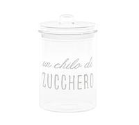 SIMPLE DAY Baratto Contenitore Zucchero Un Chilo di Zucchero 20x12cm Vetro