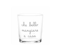 Simple Day Living & Lifestyle Bicchiere Che bello mangiare a casa, 35,5 cl Bicchiere Che bello mangiare a casa, 35,5 cl