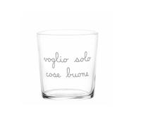 Simple Day Living & Lifestyle Bicchiere Voglio solo cose buone, 35,5 cl Bicchiere Voglio solo cose buone, 35,5 cl
