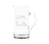 Simple Day Living & Lifestyle Brocca in vetro con bolle, 1,2 lt Brocca in vetro con bolle, 1,2 lt