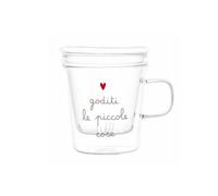 Simple Day Living & Lifestyle Mug con Infusore Goditi le piccole cose Mug con Infusore Goditi le piccole cose