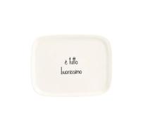 Simple Day Living & Lifestyle Piatto rettangolare e' tutto buonissimo 20x15,5 cm Piatto rettangolare E' tutto buonissimo 20x15,5 cm