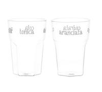 Simple Day Living & Lifestyle Set 2 bicchieri Cola Tonica Cedrata Aranciata Set 2 bicchieri Cola Tonica Cedrata Aranciata