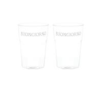Simple Day Living & Lifestyle Set 2 bicchieri decoro buongiorno, 45 cl Set 2 Bicchieri decoro Buongiorno, 45 cl