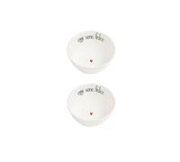 Simple Day Living & Lifestyle Set 2 coppette in gres oggi sono felice ø12 cm Set 2 Coppette in gres Oggi sono felice Ø12 cm
