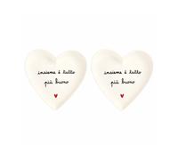Simple Day Living & Lifestyle Set 2 Piatti cuore insieme è tutto più buono Set 2 Piatti cuore insieme è tutto più buono