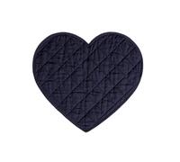 Simple Day Living & Lifestyle Tovaglietta a cuore imbottita navy, 36x40 cm Tovaglietta a Cuore Imbottita Navy, 36x40 cm