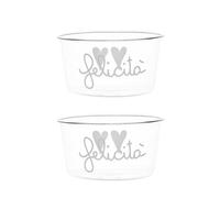 SIMPLE DAY SET 2 COPPETTE IN VETRO FELICITA'